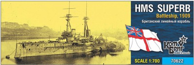 Combrig 70622 HMS Superb Battleship, 1909 1/700
