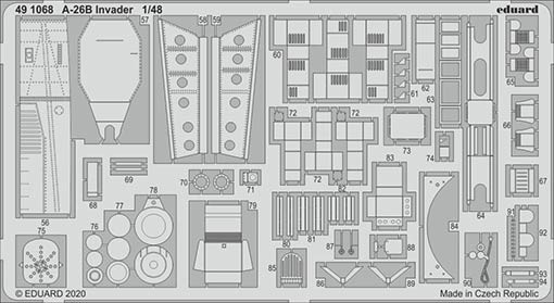Eduard 491068 SET A-26B Invader (ICM)