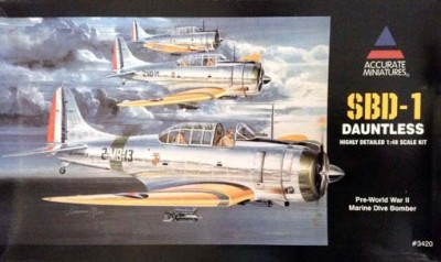 Accurate Miniatures 3420 SBD-1 DAUNTLESS 1:48