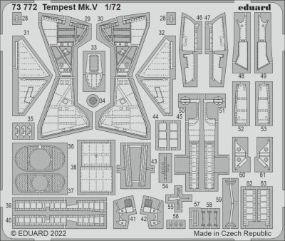 Eduard 73772 SET Tempest Mk.V (AIRF) 1/72