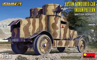 Miniart 39021 AUSTIN INDIAN PATTERN British Service w/Int. 1/35