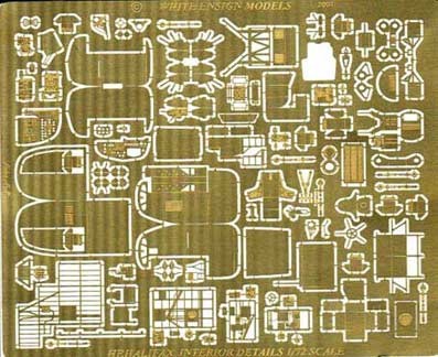White Ensign Models PE 7244 HANDLEY PAGE HALIFAX INTERIOR DETAIL SET 1/72