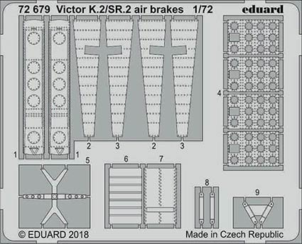 Eduard 72679 Victor K.2/SR.2 airbrakes 1/72
