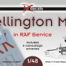 Dk Decals 48074 Wellington Mk.I (6x camo) 1/48
