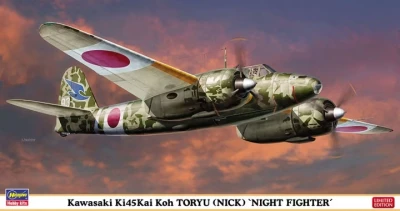 Hasegawa 07507 Kawasaki Ki45Kai Koh Toryu (Nick) 'Night Fighter' 1/48
