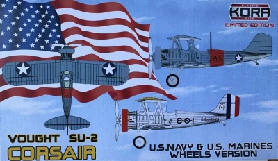 Kora Model PK72213 Vought SU-2 Corsair US NAVY &amp; US Marines 1/72