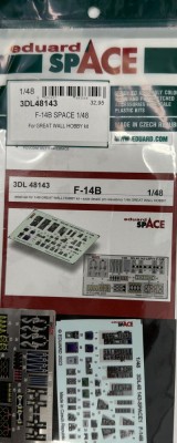 Eduard 3DL48143 F-14B space (G.W.H.) 1/48