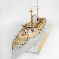 MK1 Design MD-20018 IJN Battleship Mikasa 1905 VALUE PACK Wooden Deck & DX Pack 1/200