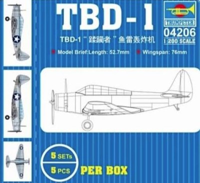 Trumpeter 04206 Американский Самолет TBD-1 1/200