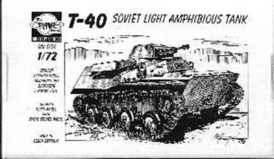 Planet Models MV7201 T-40 Soviet Tank 1/72
