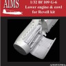 Aims AIMS32P004A Messerschmitt Bf-109G-6 lower engine plug and cowl (designed to be used with Revell kits) 1/32