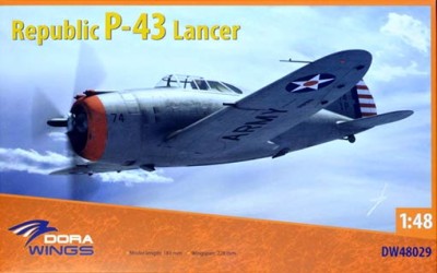 Dora Wings 48029 1/48 Republic P-43 Lancer (4x camo)