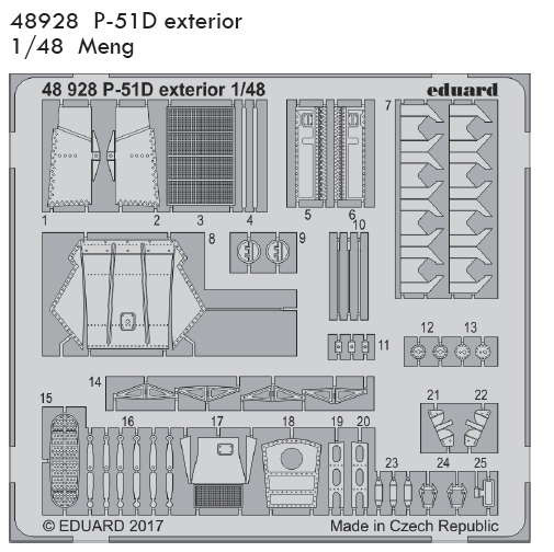 Eduard 48928 P-51D exterior 1/48 1/48
