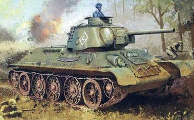 Dragon 6603 Т-34 (обр. 1943, штампованная башня - &quot;формочка&quot;) 1/35