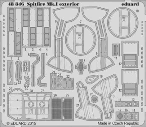 Eduard 48846 Spitfire Mk.I exterior 1/48