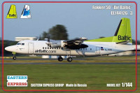 Восточный Экспресс 144126_3 Fokker F-50 Air Baltic ( Limited Edition ) 1/144