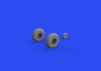 Eduard 648645 BRASSIN B-17 wheels rhomboid tread (HKM) 1/48