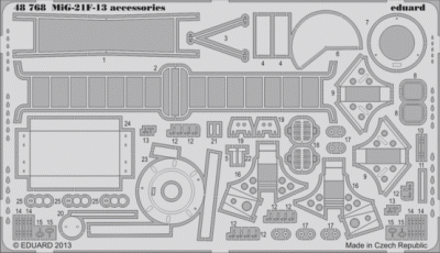 Eduard 48768 MiG-21F-13 accessories