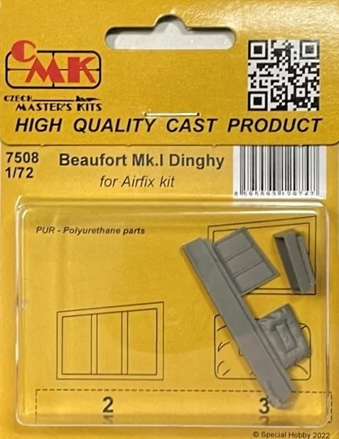 CMK 7508 Beaufort Mk.I Dinghy (AIRFIX) 1/72