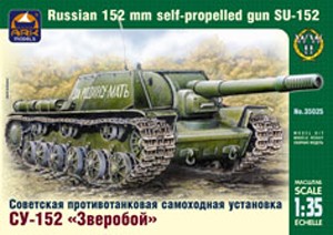 ARK 35025 Советская противотанковая самоходная установка СУ-152 &quot;Зверобой&quot; 1/35