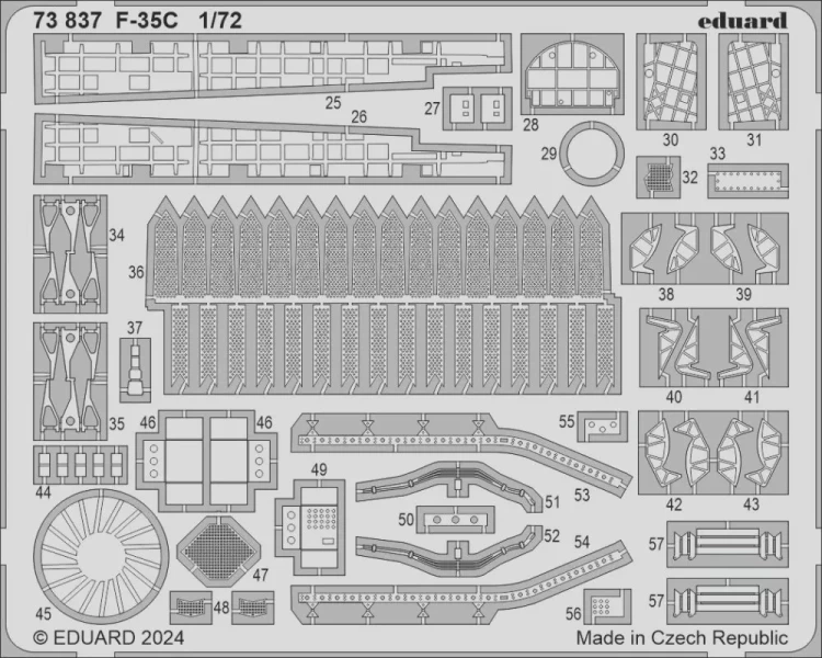 Eduard 73837 SET F-35C (ITAL) 1/72