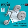 Reskit RS24-010 Bf-109G wheels set type 2 (weighted) 1/24