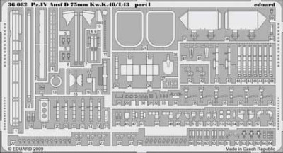 Eduard 36082 Pz.IV Ausf.D Kw.K.40/L43 75mm DRA