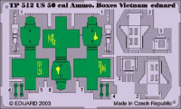 Eduard TP512 US Cal.0.50 Ammo. Boxes Vietnam