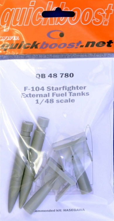 Quickboost QB48 780 F-104 Startfighter external fuel tanks (HAS) 1/48