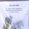 Quickboost QB48 780 F-104 Startfighter external fuel tanks (HAS) 1/48