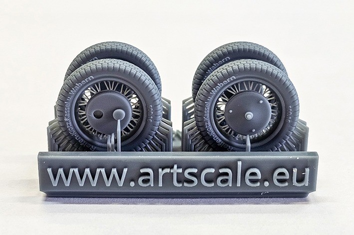 Art Scale 200-A35002 Zundap KS 750 wheels and cylinders 1/35
