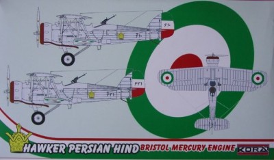 Kora Model 72155 Hawker Persian Hind (Bristol Mercury Engine) 1/72