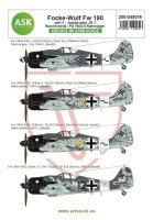 Art Scale 200-D48076 Focke-Wulf Fw-190A-8/R2 part 2 - JG 3 Butcherbirds / Fw-190A-8 Rammjager. Catalog no. 200-D48076 1/48