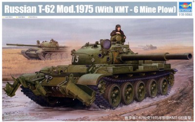 Trumpeter 01550 T-62 Mod.1975/KMT-6 1/35