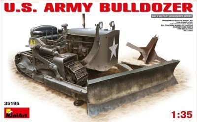 Miniart 35195 U.S. Army Bulldozer