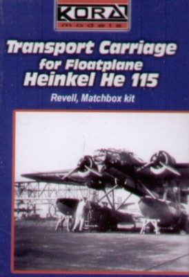 Kora Model C7219 Transport Carriage for Floatplane He115 (REV) 1/72