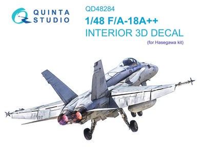 Quinta Studio QD48284 F/A-18A++ (Hasegawa) 1/48