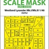 Art Scale 200-M48298 Westland Lysander Mk.I/Mk.III one-sided painting mask for Airfix 1/48