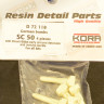 Kora Model D72118 German bombs SC 50 (4 pcs.) - set No.2 1/72