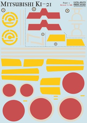 Print Scale 48273 Mitsubishi Ki-21 Part 1 1/48