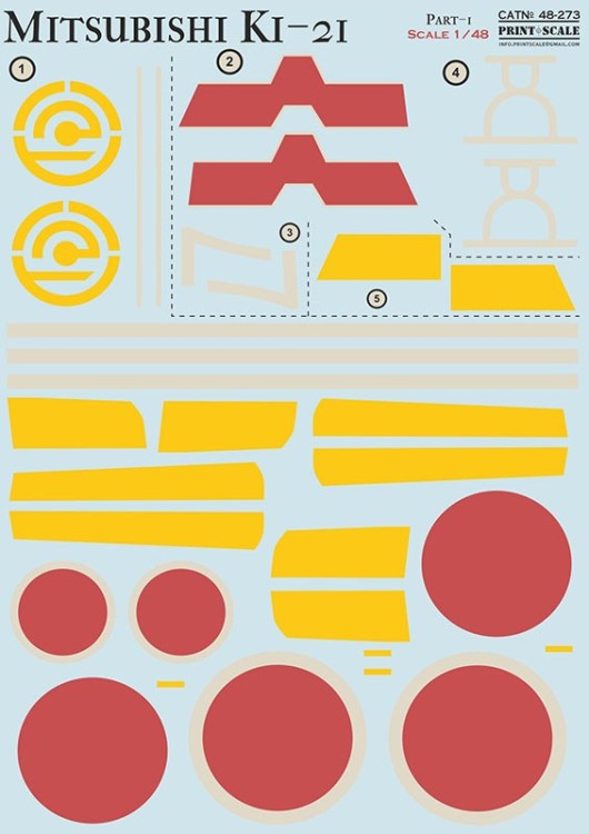 Print Scale 48273 Mitsubishi Ki-21 Part 1 1/48