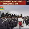 Strelets STR20672 Austrian Grenadiers in Winter Dress Standing Shoulder Arms Napoleonic 1/72