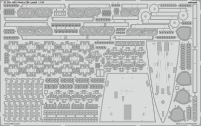 Eduard 53289 USS Alaska CB-1 part 1 (HOBBYB) 1/350