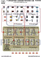 HAD PE481009 F-4 Phantom II Sewing Patches (PE set) 1/48