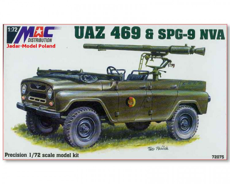 MAC 72075 UAZ 469 w/SPG-9 NVA 1/72