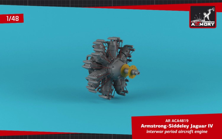 Armory ARACA4819 "Jaguar"-IV aircraft engine 1/48
