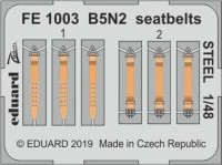 Eduard FE.1003 1/48 B5N2 seatbelts STEEL (HAS)