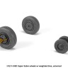 Armory ARAW32303 North-American F-100D Super Sabre wheels with weighted tires/tyres 1/32