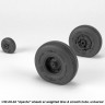Armory ARAW48330 Boeing/Hughes AH-64 Apache wheels with weighted tires/tyres, smooth hubs 1/48