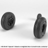 Armory ARAW48330 Boeing/Hughes AH-64 Apache wheels with weighted tires/tyres, smooth hubs 1/48